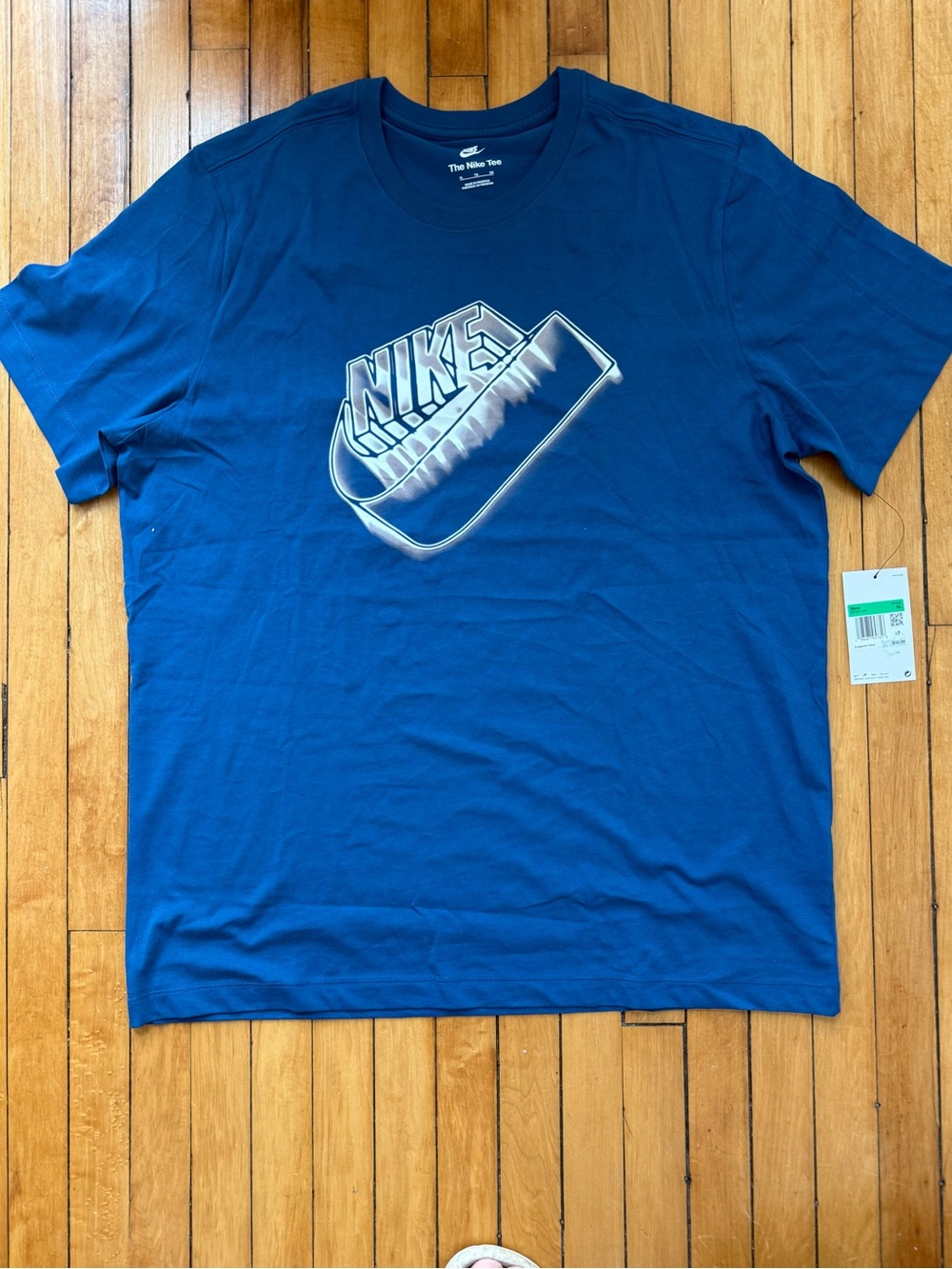 Nike The Nike Tee Men’s XL Blue Graphic Logo Crew Neck Short Sleeve T-Shirt NWT